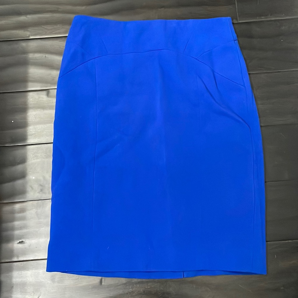 Royal blue pencil skirt